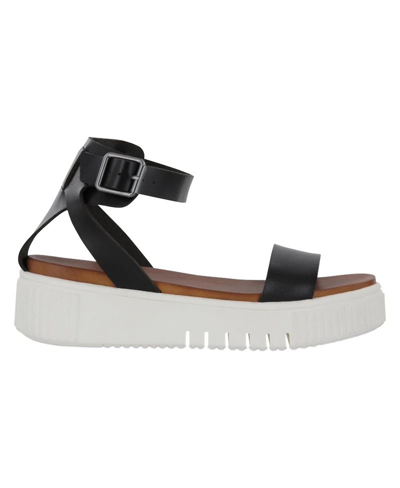 Mia Women's Lunna Round Toe Platform Sandals