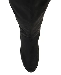 Journee Collection Women's Leeda Lace Up Detail Knee High Boots