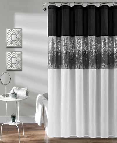 Lush Decor Night Sky Shower Curtain, 72" x