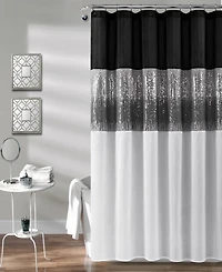 Lush Decor Night Sky Shower Curtain, 72" x