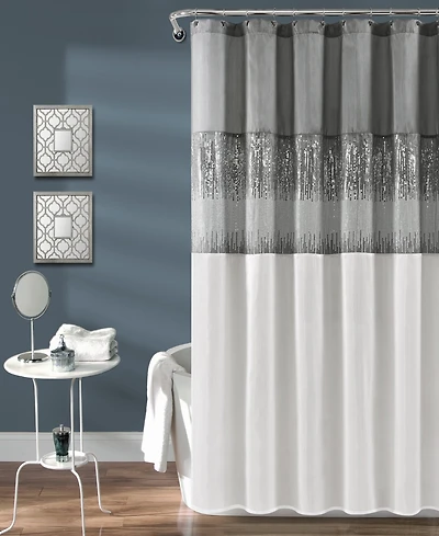 Lush Decor Night Sky Shower Curtain, 72" x