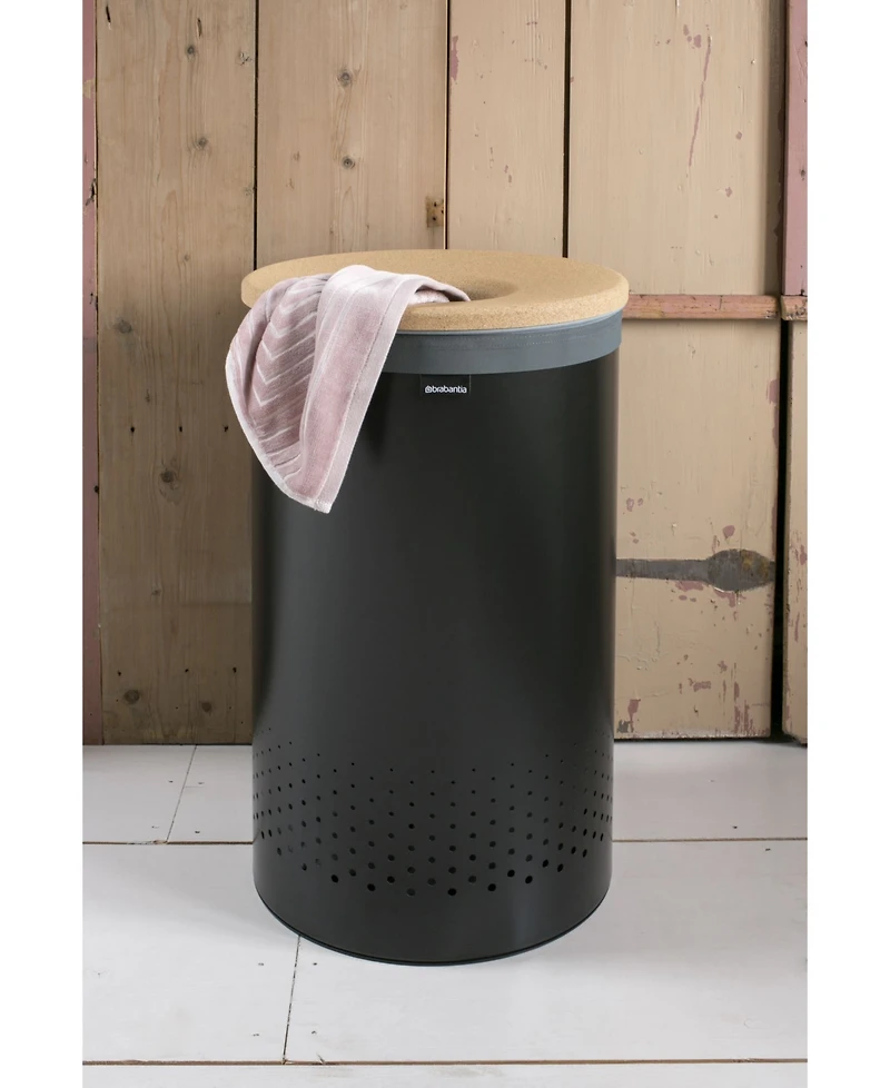 Brabantia Laundry Hamper, 16 Gallon , Cork Lid