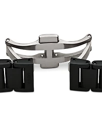 Rado Unisex Swiss Automatic True Black Diamond Accent Ceramic Bracelet Watch 40mm R27056712