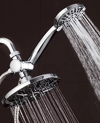 AquaDance Premium High Pressure 3-way Rainfall Combo Shower Head