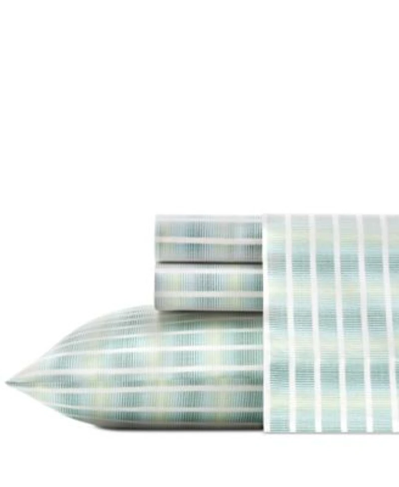 Tommy Bahama Off The Grid Castaway Green Sheet Set