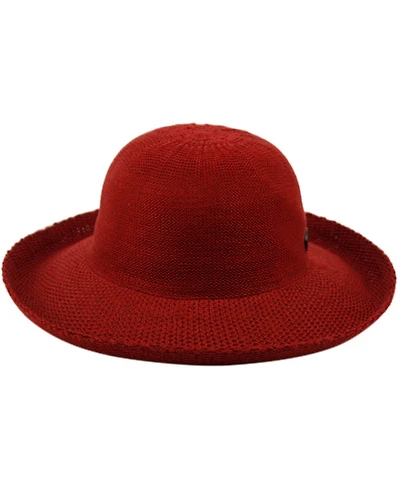 Angela & William Wide Brim Sun Bucket Hat with Roll Up Edge