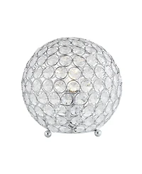 Jonathan Y Gemma 8.25" Acrylic/Metal Led Table Lamp