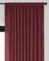 Half Price Drapes Signature Extra Wide Velvet Blackout Curtain