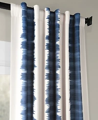 Half Price Drapes Flambe Striped Room Darkening Curtain