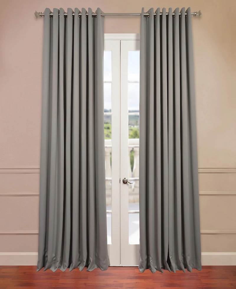 Half Price Drapes Extra Wide Grommet Room Darkening Curtain