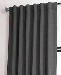 Half Price Drapes Bellino Textured Faux Linen Room Darkening Curtains For Bedroom & Living Room Curtains(1 Panel