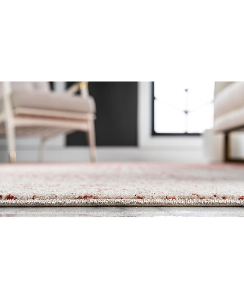 Bayshore Home Lyon Lyo2 Red 8' x 11' 4" Area Rug