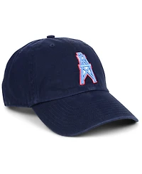'47 Brand Houston Oilers Clean Up Strapback Cap