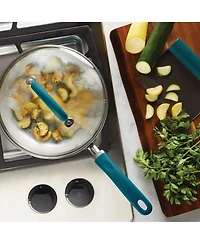 Rachael Ray Create Delicious Aluminum Nonstick Covered 9.5" Deep Skillet