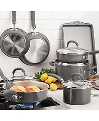 Rachael Ray Create Delicious Aluminum Nonstick Cookware Set, 13 Piece