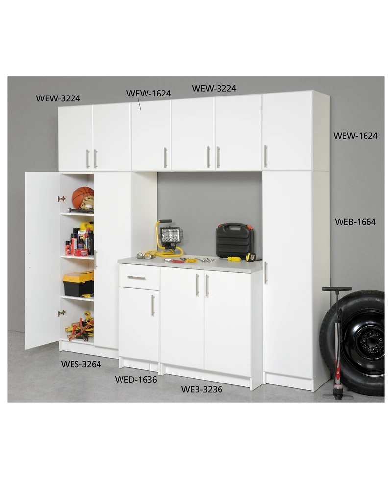 Prepac Elite 16" Stackable Wall Cabinet