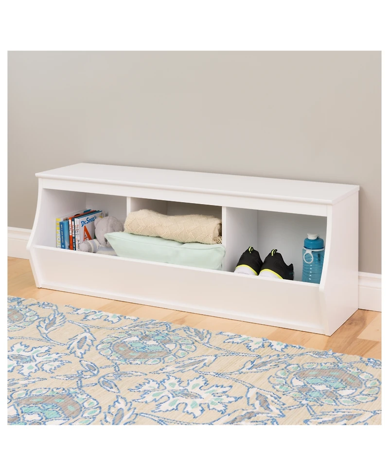 Prepac Monterey Stackable 3-Bin Storage Cubbie