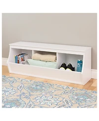 Prepac Monterey Stackable 3-Bin Storage Cubbie