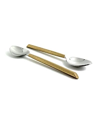 Golden Cut Hammered Tablespoons - Set of 6