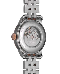 Tissot Women's Swiss Automatic Le Locle Diamond-Accent Two-Tone Stainless Steel Bracelet Watch 29mm