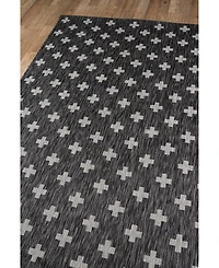 Novogratz Villa Vi- Charcoal 3'11" x 5'7" Outdoor Area Rug