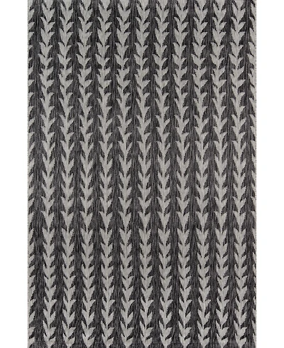 Novogratz Villa Vi- Charcoal 3'11" x 5'7" Outdoor Area Rug