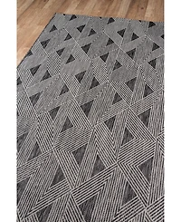 Novogratz Villa Vi-06 Charcoal 5'3" x 7'6" Outdoor Area Rug