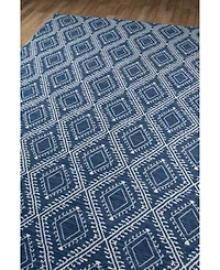 Erin Gates Easton Eas-1 Machine-Washable Pleasant Navy 5' x 7'6" Area Rug