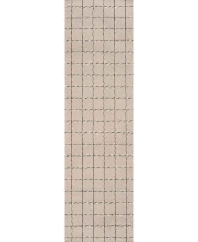 Erin Gates Marlborough Mlb-2 Deerfield Gray 2'3" x 8' Runner Area Rug