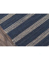 Novogratz Montauk Mtk-1 Navy 2'3" x 8' Runner Area Rug