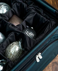 TreeKeeper Christmas Ornament Storage Box with Adjustable Dividers