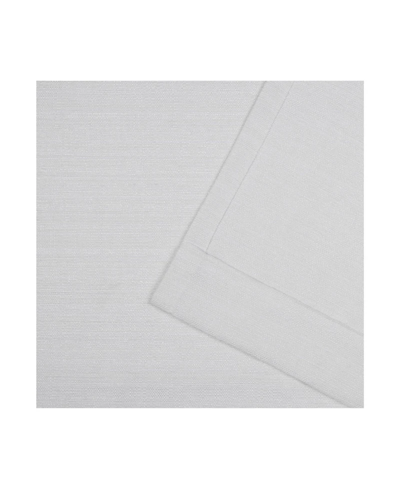 Nicole Miller Mellow Slub Textured Hidden Tab Top 54" X 84" Curtain Panel Pair