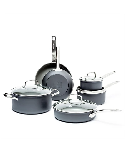 GreenPan Chatham Ceramic Non-Stick Cookware Set, 10 Piece