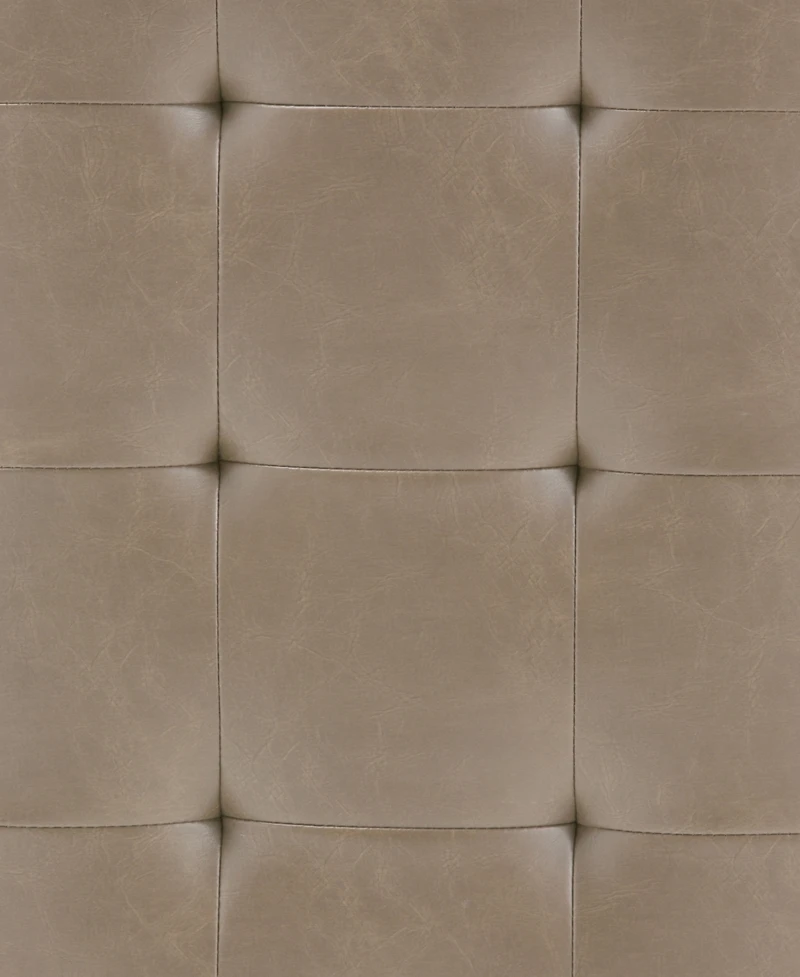 Draper Mid Century Tufted Ottoman, Direct Ship