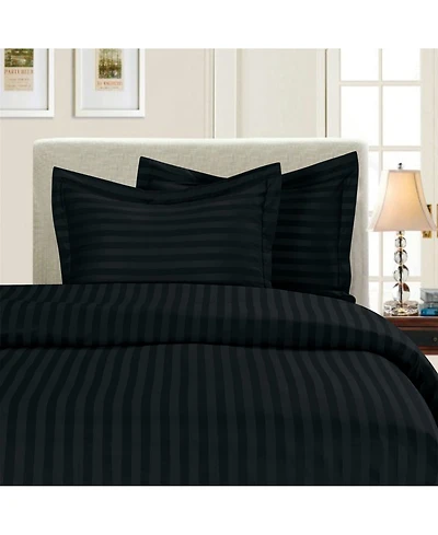 Elegant Comfort Luxurious Stripe Wrinkle-Free -Pc. Duvet Cover Set