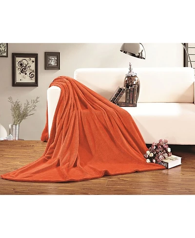 Elegant Comfort Luxury Plush Fleece Blanket, Twin/Twin Xl