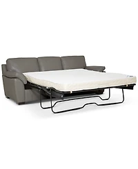 Lothan 87" Leather Queen Sleeper, Created for Macy's