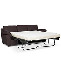 Lothan 87" Leather Queen Sleeper, Created for Macy's