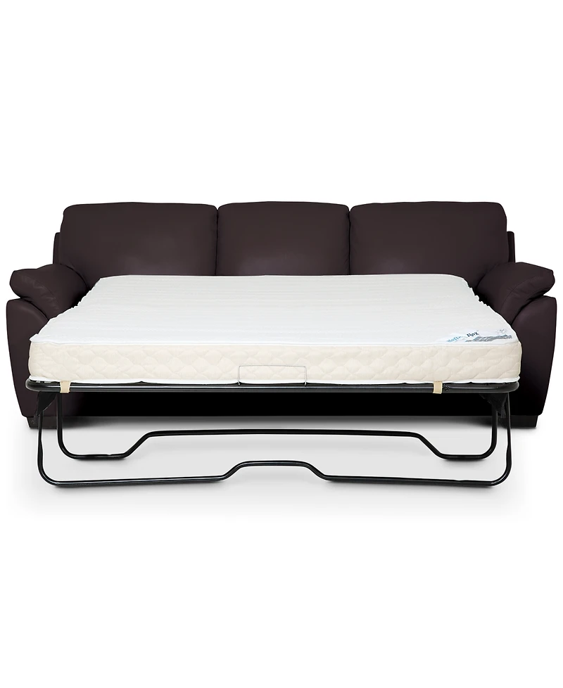 Lothan 87" Leather Queen Sleeper, Created for Macy's