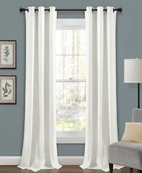 Lush Decor Prima Velvet Curtain Sets