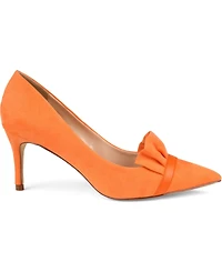 Journee Collection Women's Marek Ruffle Detail Dress Pumps