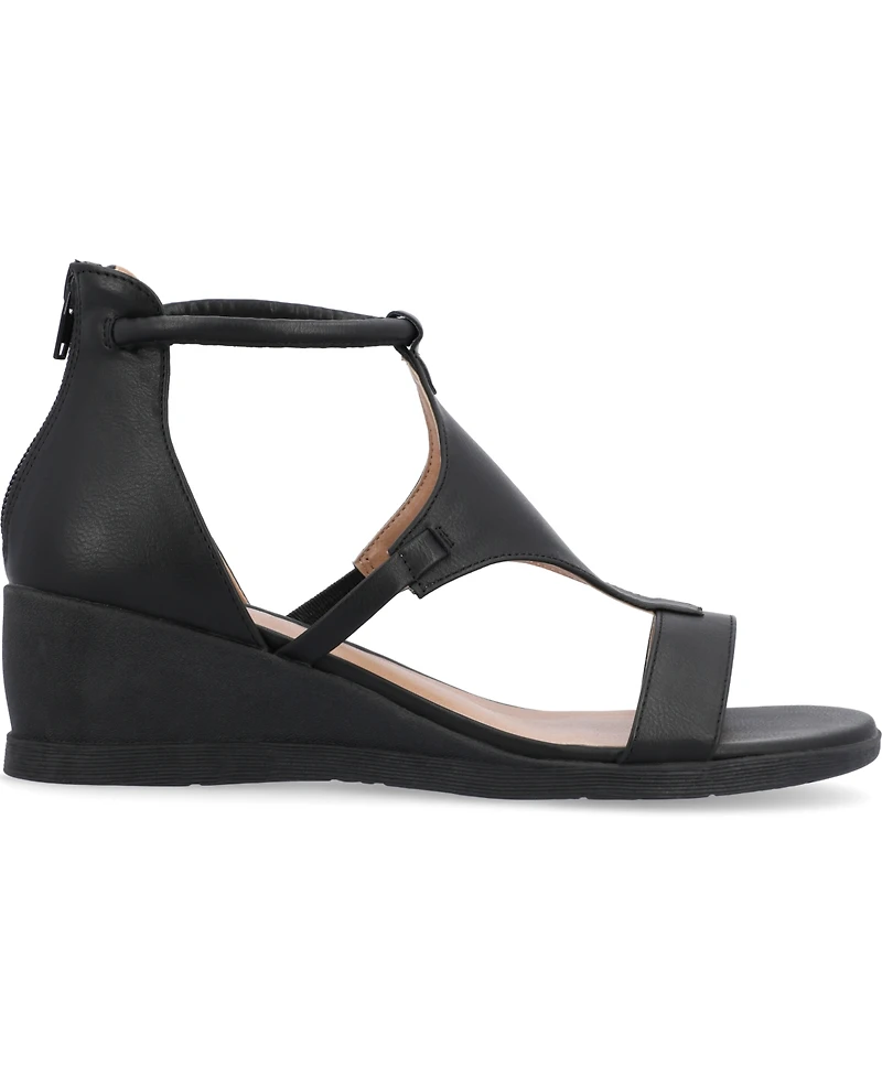 Journee Collection Women's Trayle Wedge Sandals