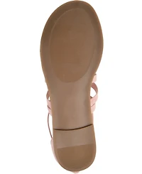 Journee Collection Women's Zailie Strappy Gladiator Flat Sandals