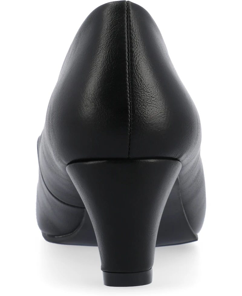 Journee Collection Women's Luu Round Toe Pumps