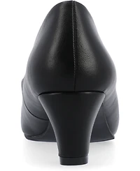 Journee Collection Women's Luu Round Toe Pumps