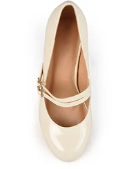 Journee Collection Women's Wendy Double Strap Heels