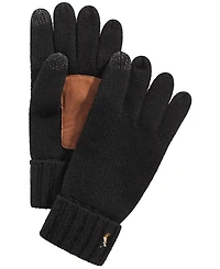 Men's Leather Patch Signature Gloves