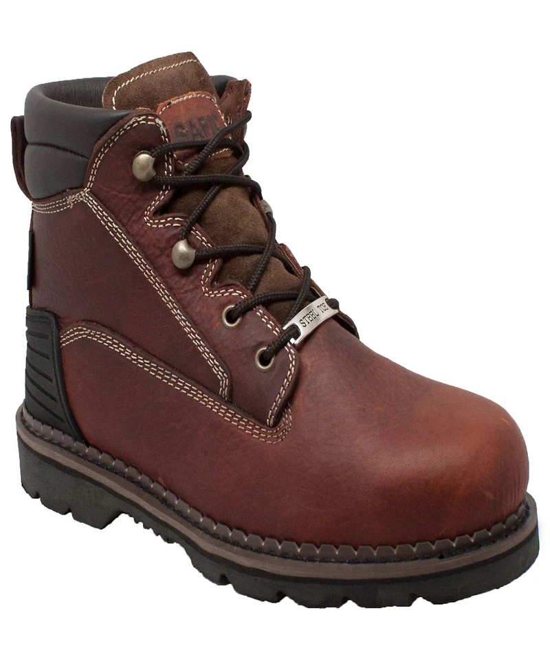 Safa Men's 6" Steel Toe Work Boot Brown