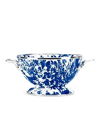 Golden Rabbit Swirl Enamelware Collection 1 Quart Colander