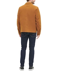 Tommy Hilfiger Men's Classic Front-Zip Filled Micro-Twill Jacket